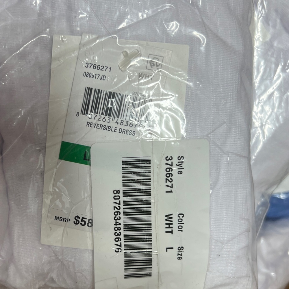 BECCA BY REBECCA VIRTUE Reversible Swim Cover Mini Dress in White NWT - Picture 5 of 6